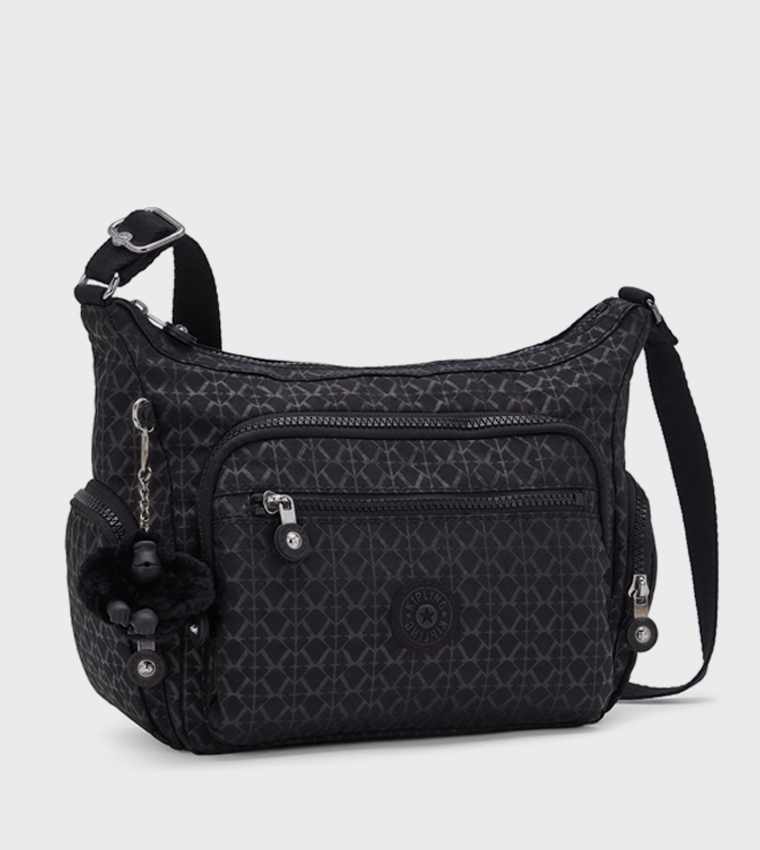 Gabbie Patterned Crossbody Bag with Keychain