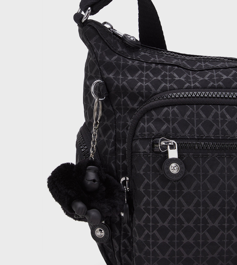 Gabbie Patterned Crossbody Bag with Keychain