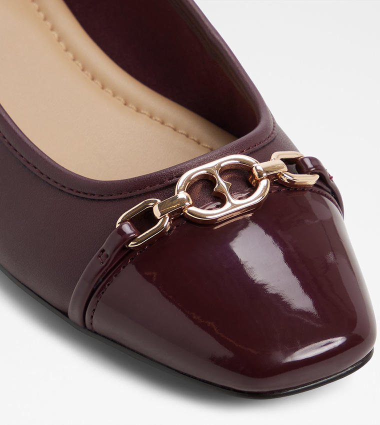 KRISHELLE Metal Accent Ballerinas