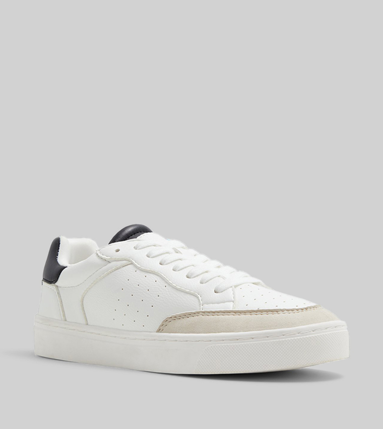 KRYSTA Round Toe Lace-Up Sneakers