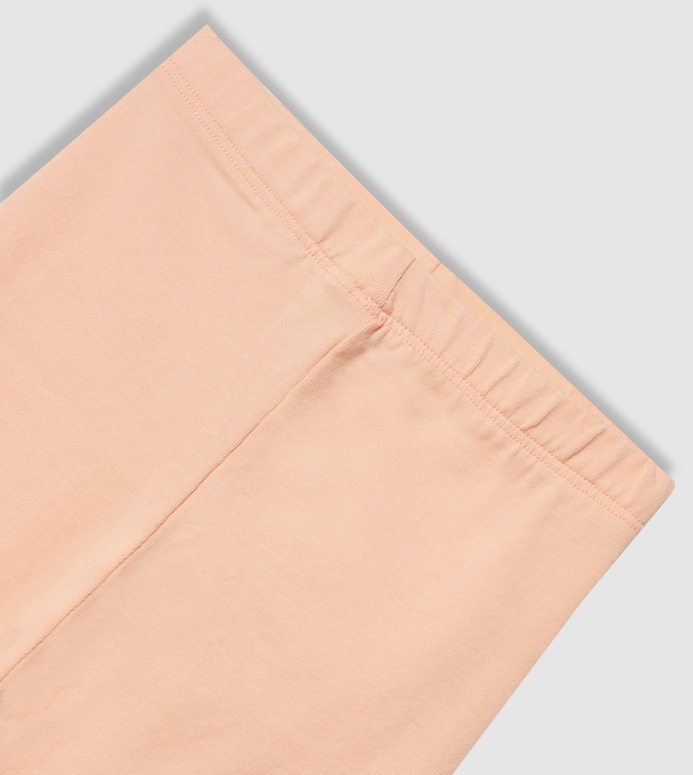 Solid Elastic Waist Leggings