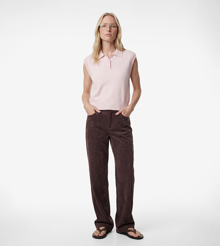 Koton  Sleeveless Tops - Pink Sleeveless Tops