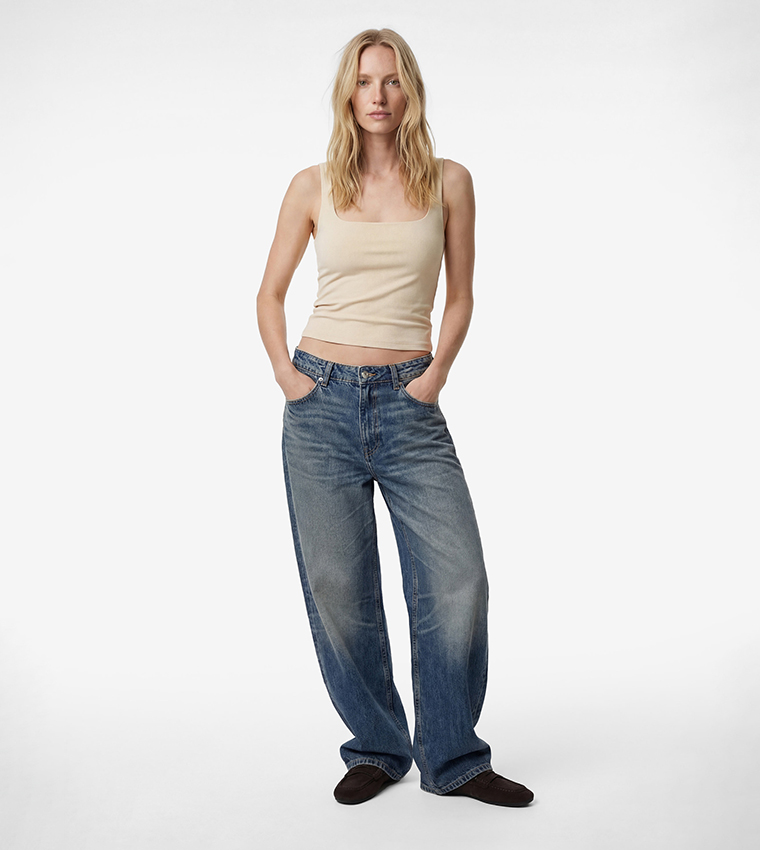 كوتون  توبات كاجوال  - بيج Casual Tops