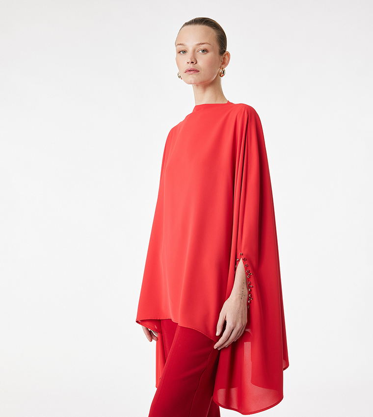 كوتون  توبات كاجوال  - أحمر Casual Tops