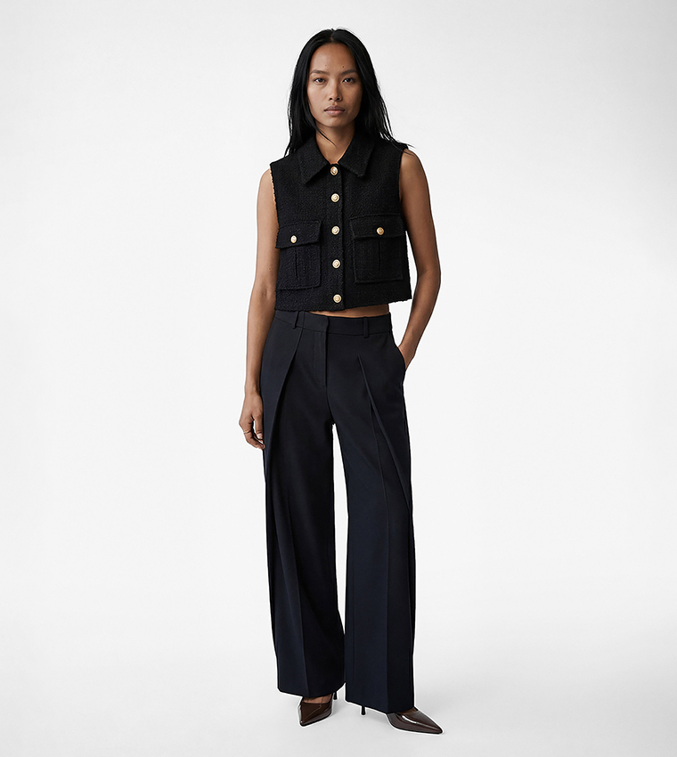 Solid Collared Waistcoat