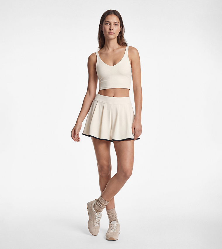 Solid Scoop Neck Bralette