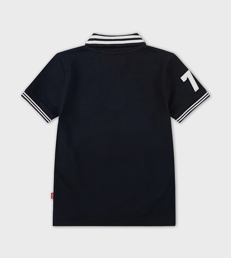 Embroidered Short Sleeves Polo T-Shirt