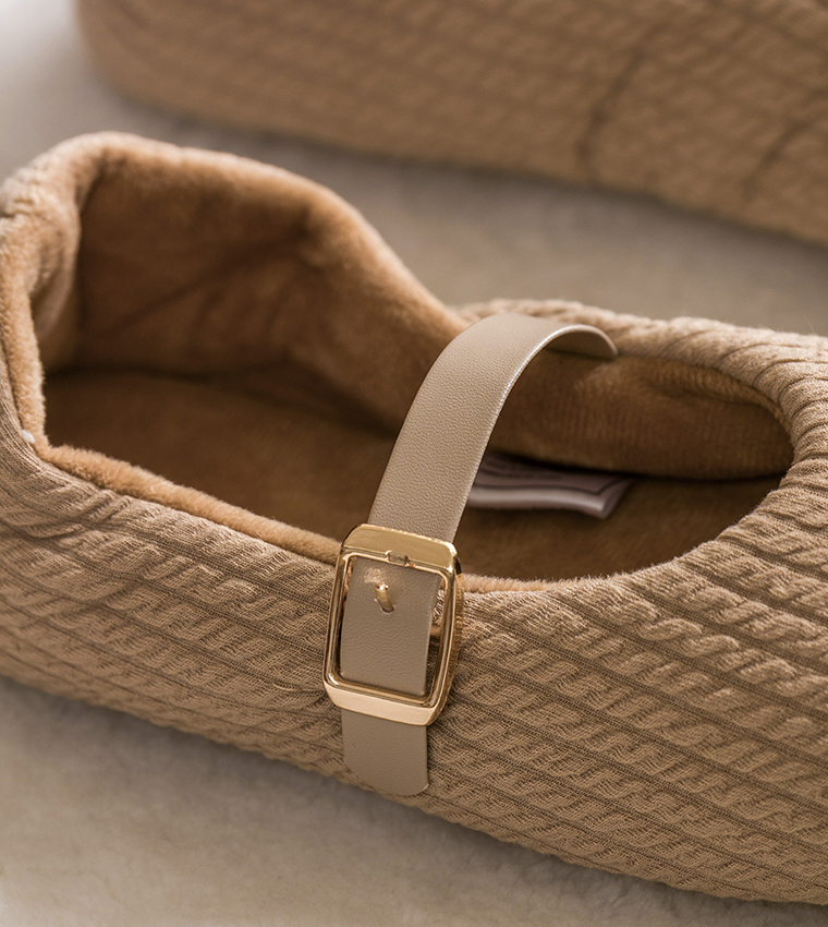 Knitted Patterned Home Slippers