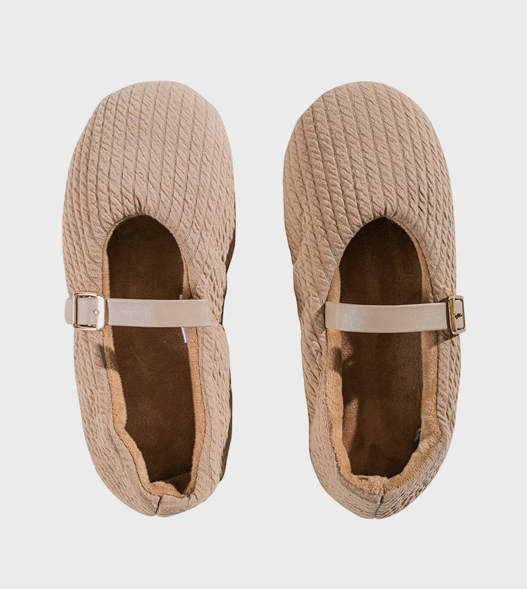 Knitted Patterned Home Slippers