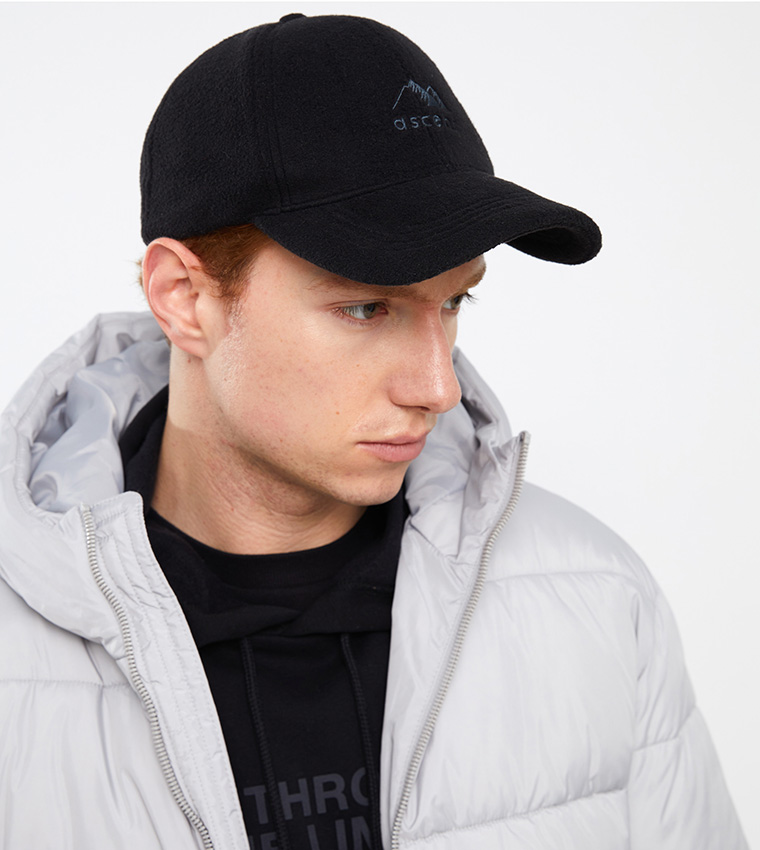 Embroidered Plush Cap