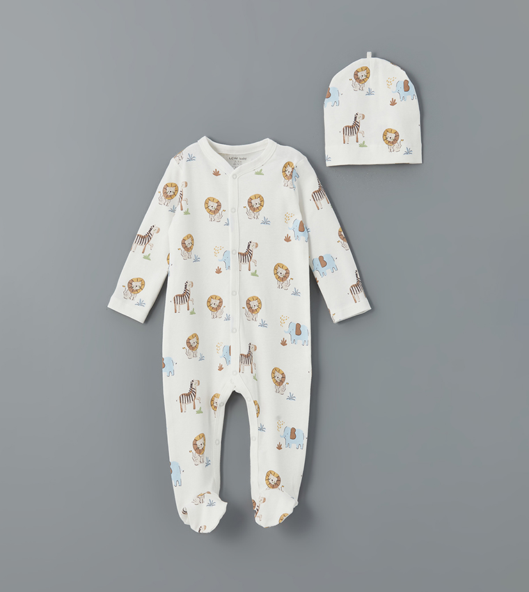 Printed Newborn Clothing Set