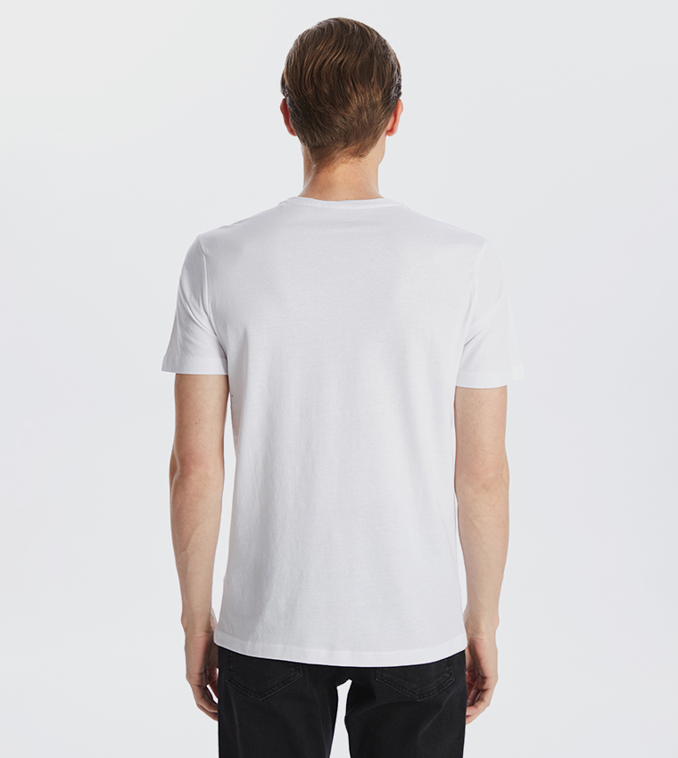 Solid Crew Neck T-Shirt