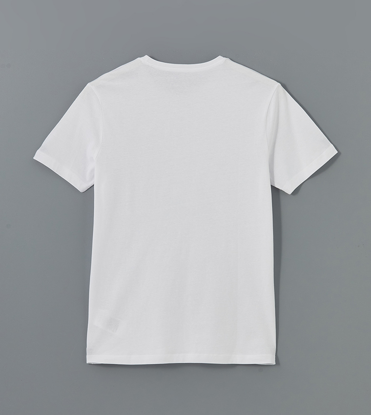 Solid Crew Neck T-Shirt