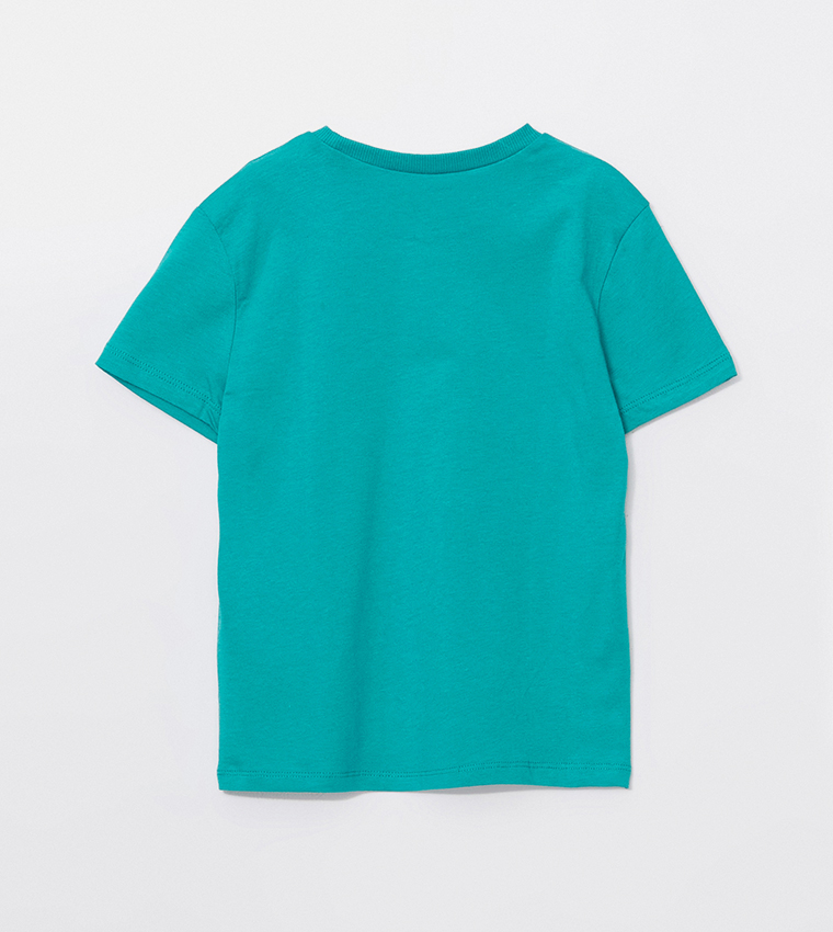 Boys Crew Neck Printed T-Shirt