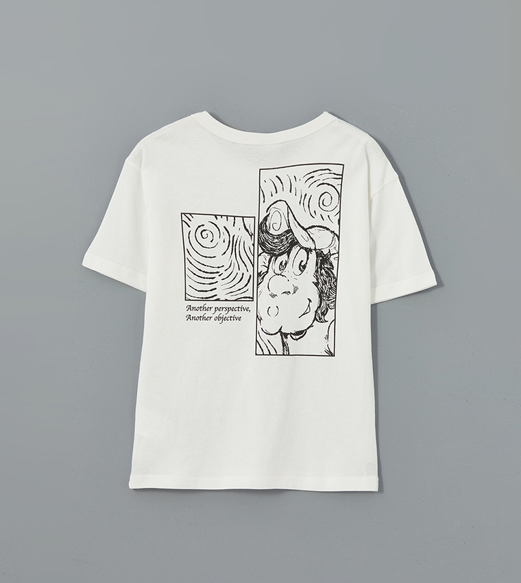 Printed Short Sleeves Casual T-Shirt