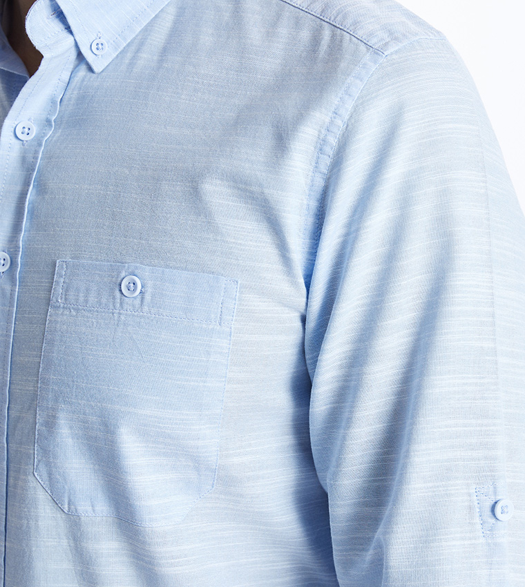 Long Sleeves Regular Fit Poplin Shirt