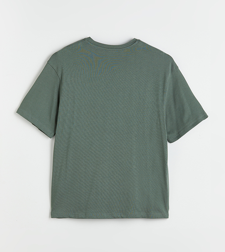 Solid Crew Neck T-Shirt