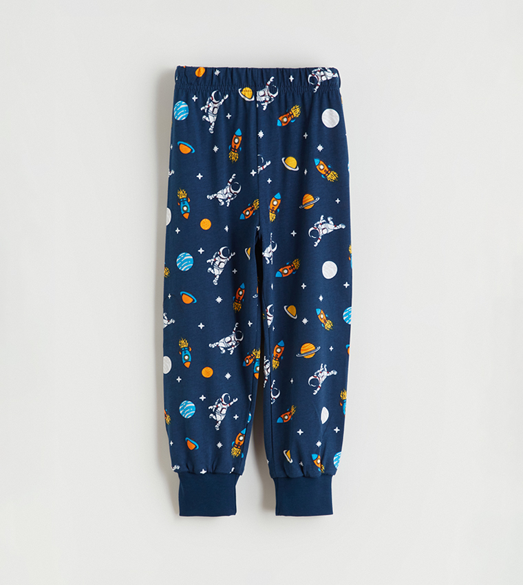 2-Pack Printed Elastic Waist Joggers