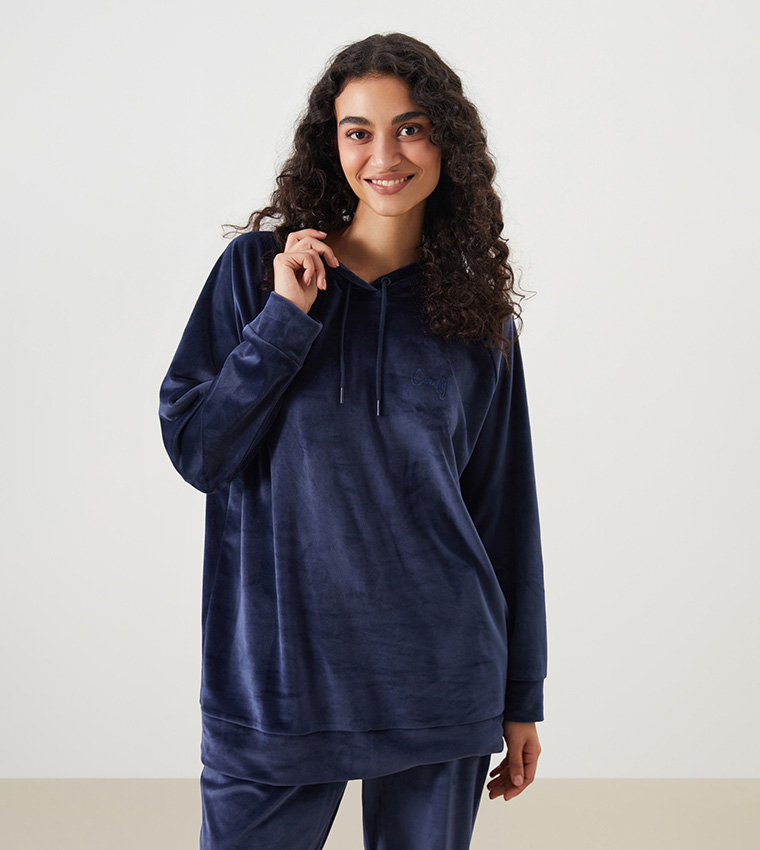 توب نوم مخمل كم طويل وهودي