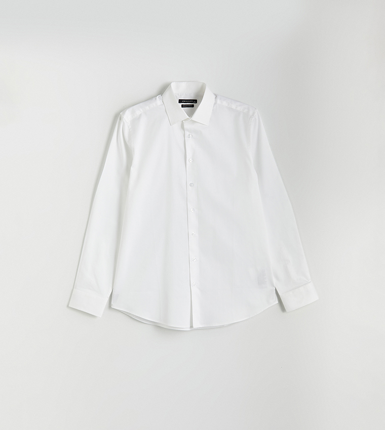 Solid Long Sleeves Regular Fit Shirt