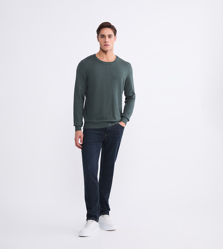 CLASSIC Knitted Crew Neck Tricot Sweater