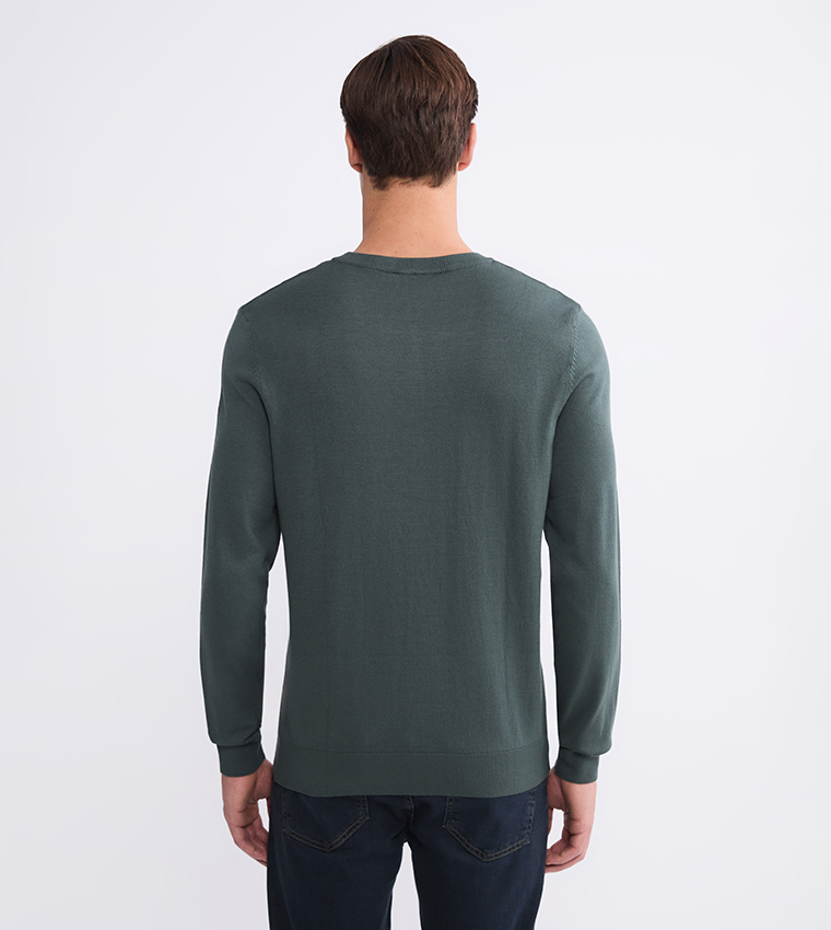 CLASSIC Knitted Crew Neck Tricot Sweater