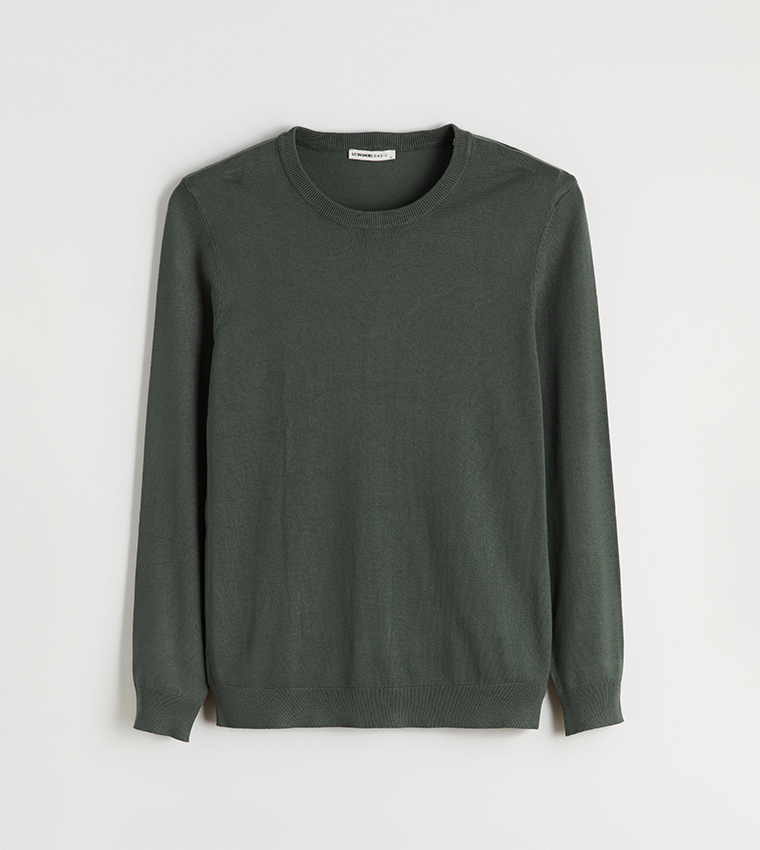 CLASSIC Knitted Crew Neck Tricot Sweater