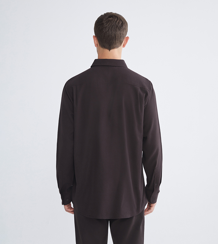 CLASSIC Solid Regular Fit Gabardine Shirt