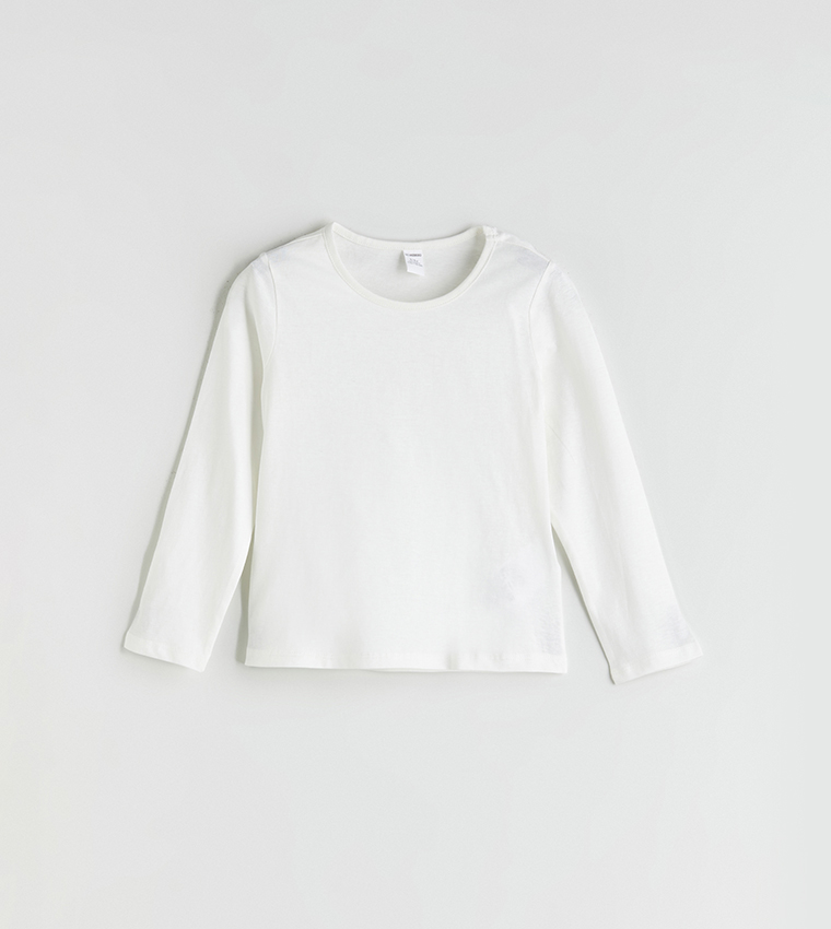 Solid Crew Neck T-Shirt