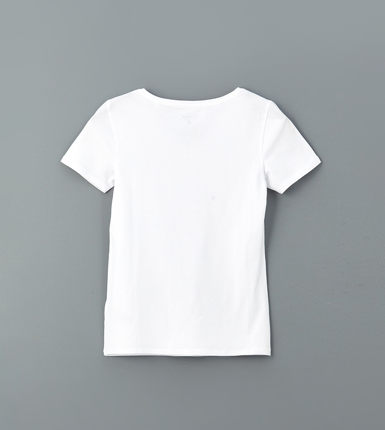 Solid Short Sleeves Casual T-Shirt