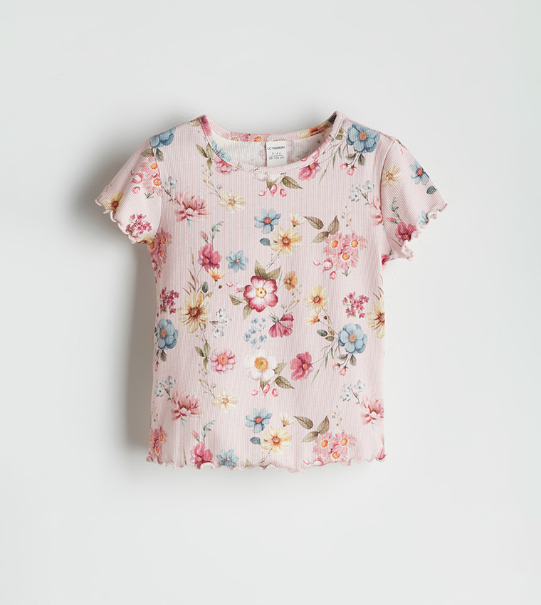 Floral Crew Neck T-Shirt