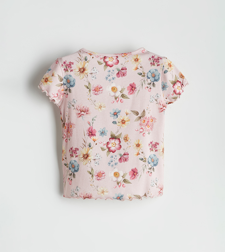 Floral Crew Neck T-Shirt