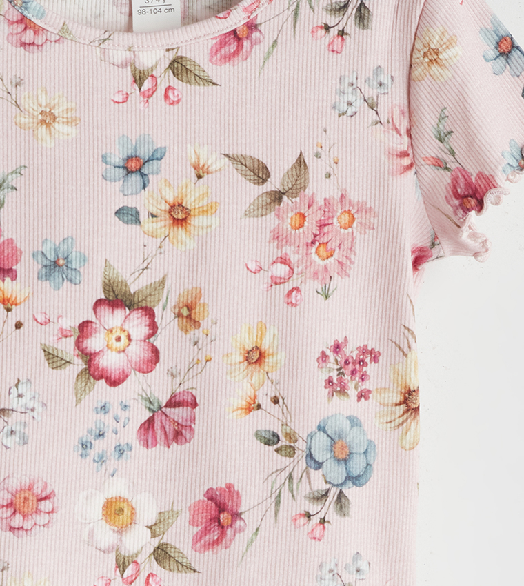 Floral Crew Neck T-Shirt
