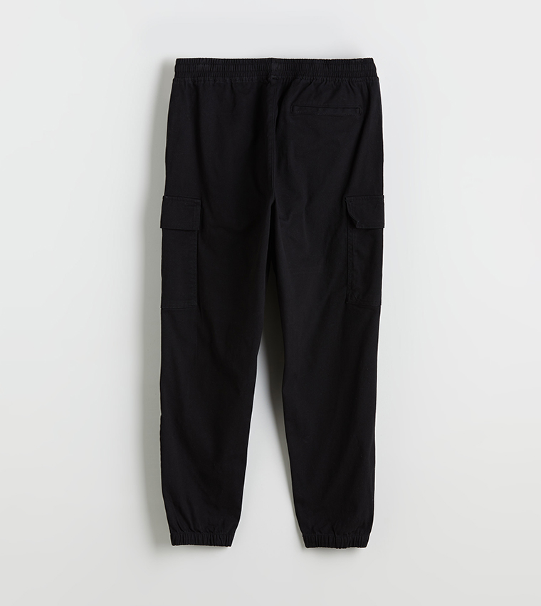 Mid Rise Slim Fit Cargo Trousers
