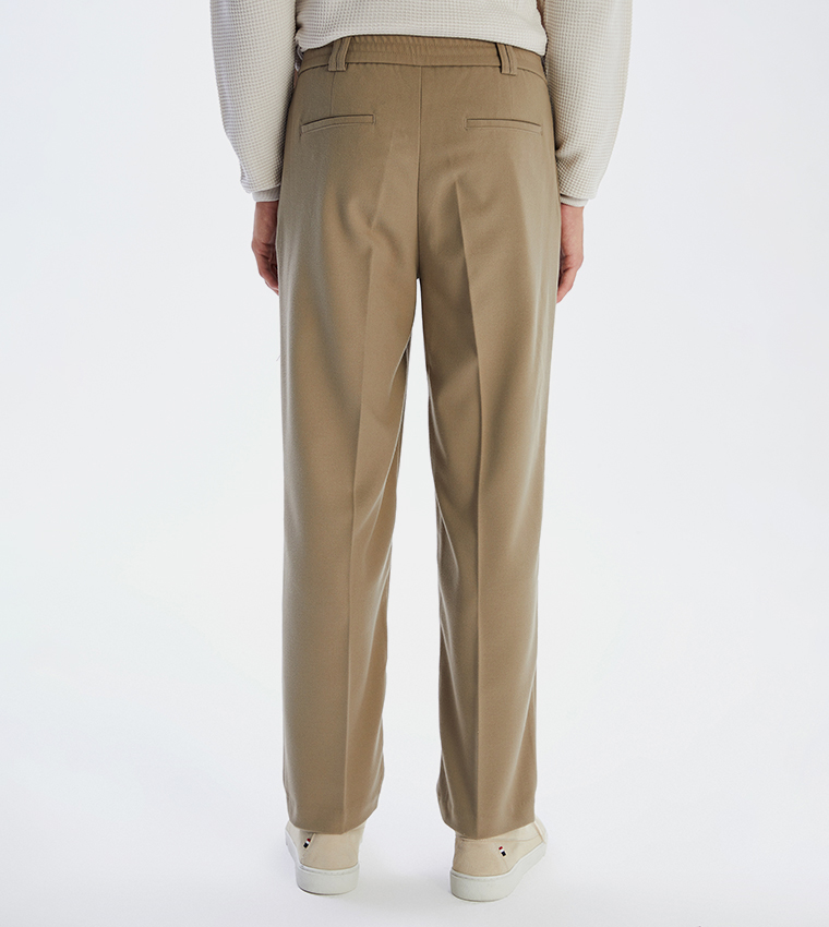 بنطال بخصر متوسط 