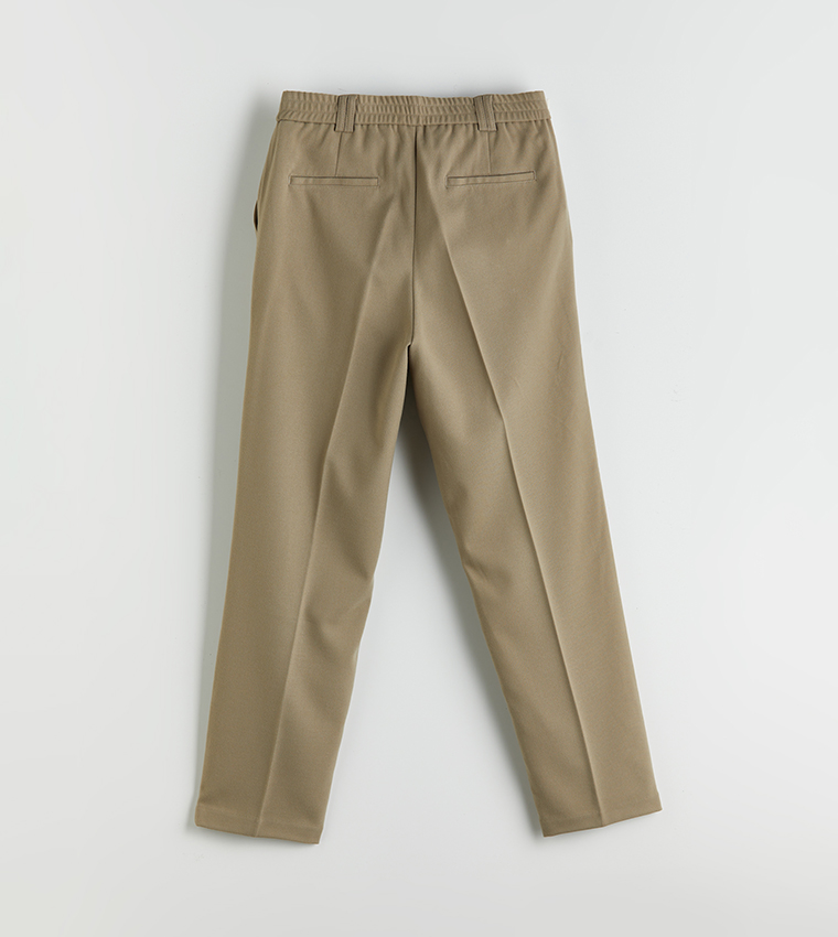 بنطال بخصر متوسط 