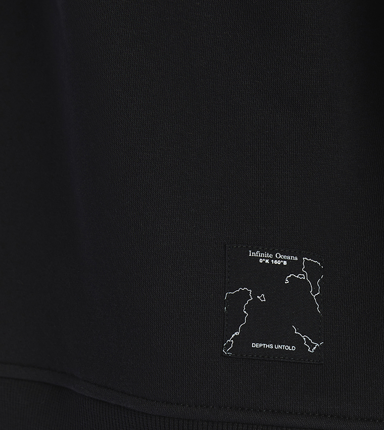 Solid Crew Neck Sweatshirt