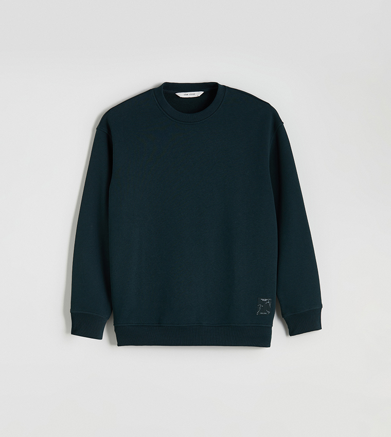 Solid Long Sleeves Sweatshirt