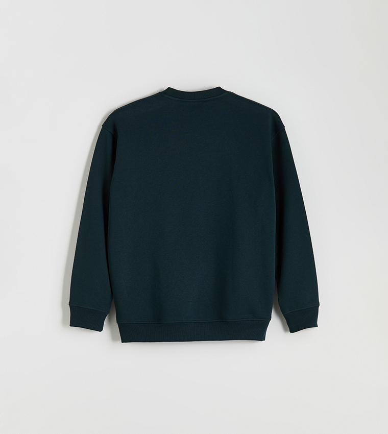 Solid Long Sleeves Sweatshirt