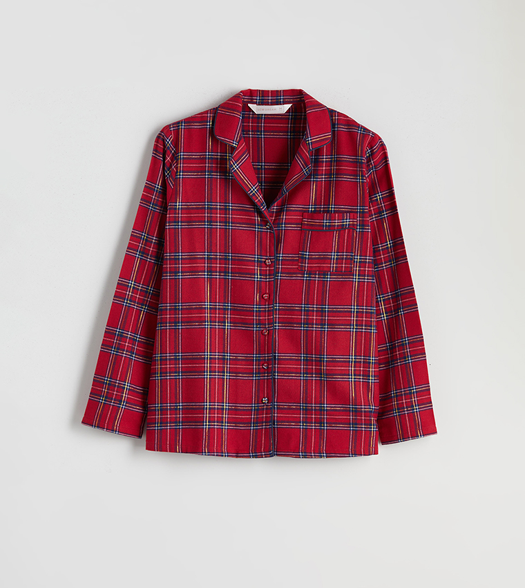 طقم بيجاما كم طويل 