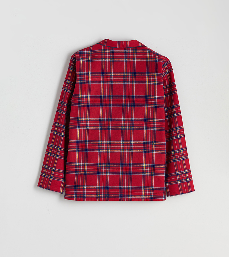 طقم بيجاما كم طويل 