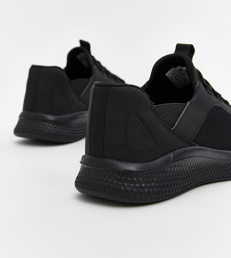 Mesh Detail Slip-On Shoes