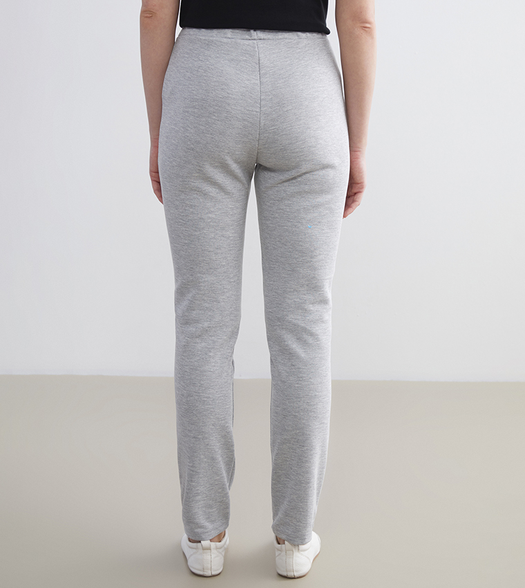 Buy LC Waikiki Drawstring Waist Slim Fit Sweatpants In Grey