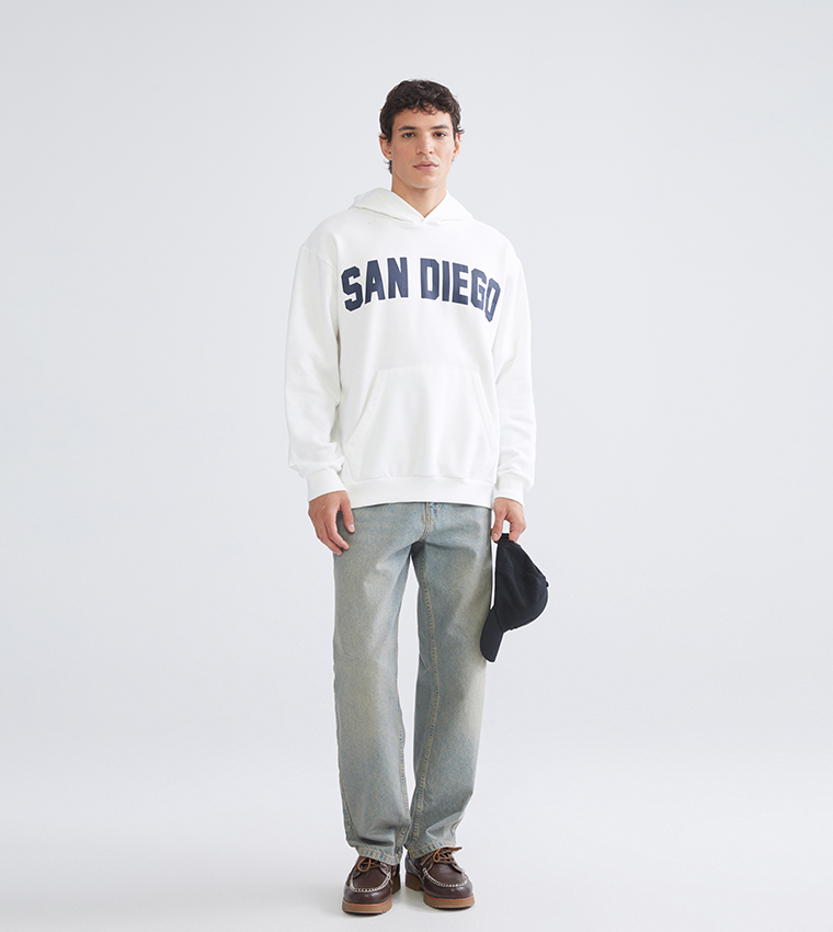 Printed Long Sleeves Hoodie