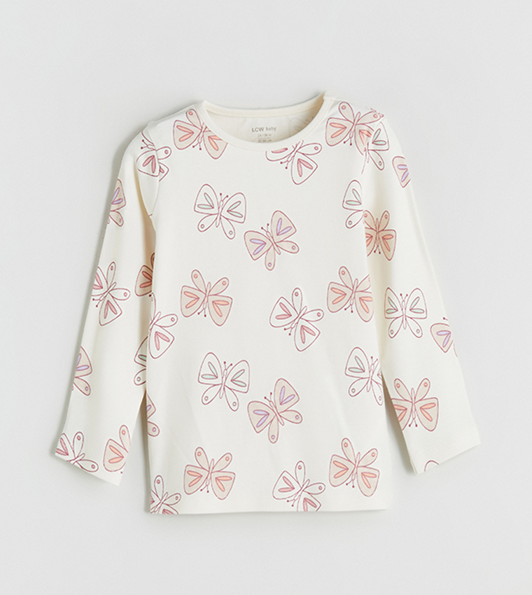 Printed Long Sleeves Pyjama Set