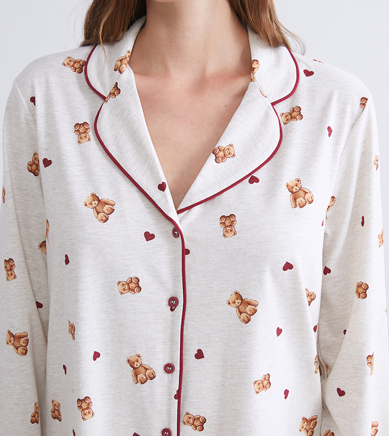 Maternity Printed Pyjama Set