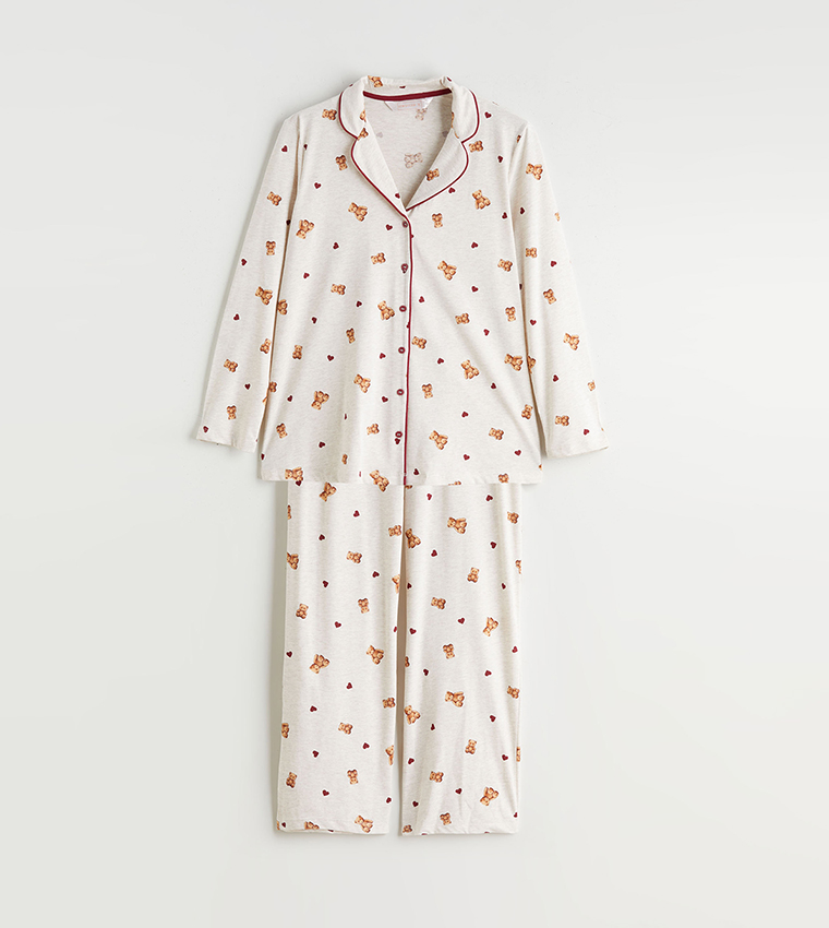 Maternity Printed Pyjama Set
