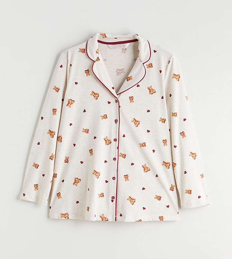 Maternity Printed Pyjama Set