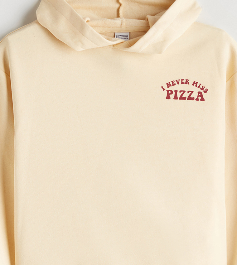 Printed Long Sleeves Hoodie