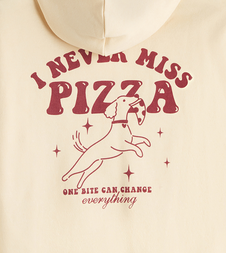 Printed Long Sleeves Hoodie